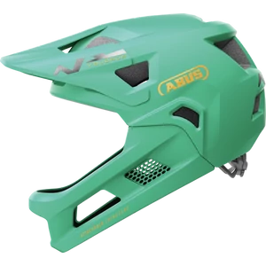 ABUS Youdrop FF salvia green gyerek fullface bukósisak, 48-55 cm
