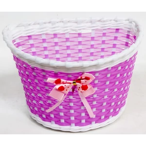 Gyerek kerékpár kosár pink
