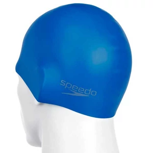 Speedo JUNIOR Plain Moulded Silicone Cap úszósapka, kék