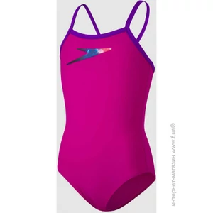 Speedo Digital Plastisol Placement Thinstrap úszódressz, 152