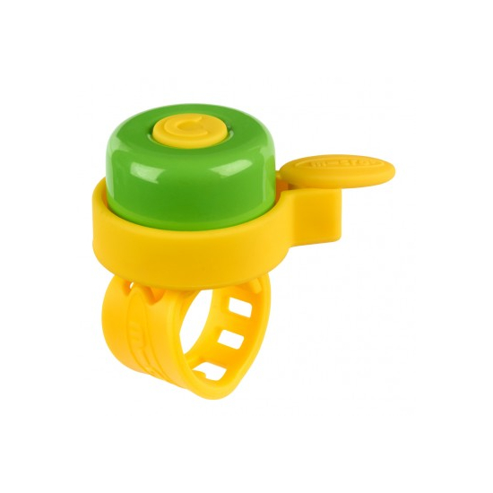 Micro roller csengő, sárga-zöld