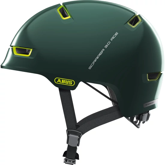 ABUS Scraper 3.0 ACE bukósisak, ABS, ivy green, 57-61 cm