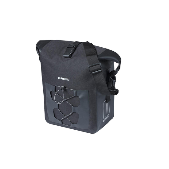 Basil Navigator Waterproof M Single Bag, Hook ON, 12-15 l, fekete
