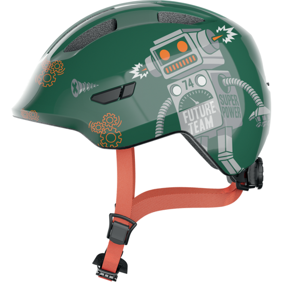 ABUS Smiley 3.0 green robot bukósisak, 50-55 cm