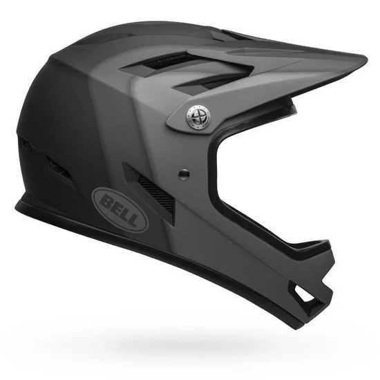 Bell Sanction fullface mat black-grey bukósisak, 47-51 cm