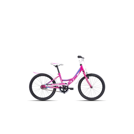 CTM Maggie 1.0 20" gyermek kerékpár, sötétpink, 120-135 cm testmagasság, 10,5 kg