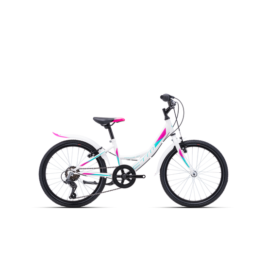 CTM 20" Maggie 2.0 6S fehér-türkiz, 115-135 cm, 10.5 kg
