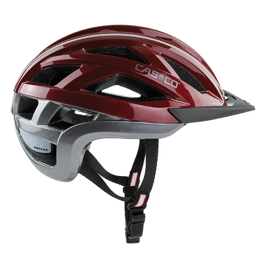 Casco Cuda 2 M burgundi-antrazite bukósisak, 54-58 cm