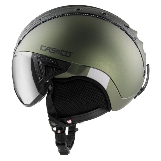 Casco SP-2 Carbonic Visor green sísisak, 55-57 cm
