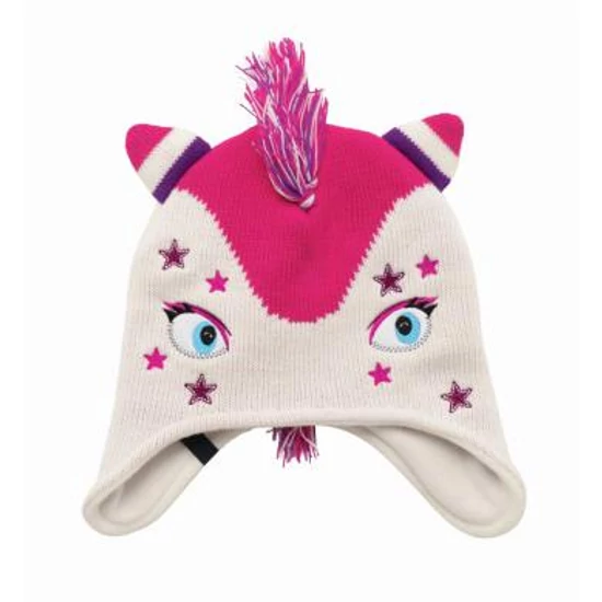 Dare2b Mentality Beanie lány  sapka, fehér pink pony, 1-2 éves