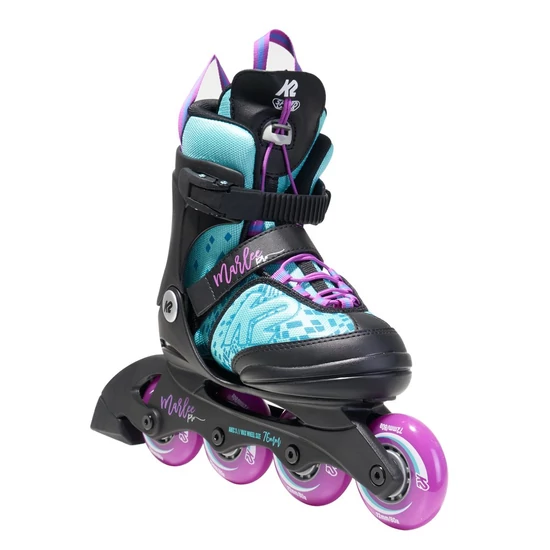 K2 Marlee Pro light blue-purple gyerek állítható görkorcsolya, 35-40