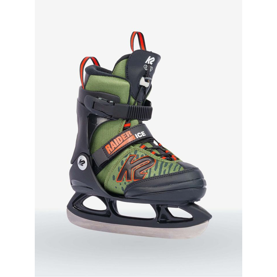 K2 Rider Ice Pro black-green állítható jégkorcsolya, 32-37