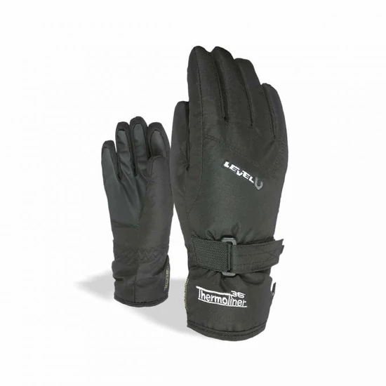 Level Glove junior síkesztyű, fekete, 5-6 éves