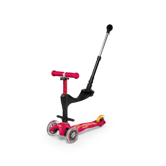 3in1 Mini Micro Deluxe Plus roller, bíborvörös-narancs