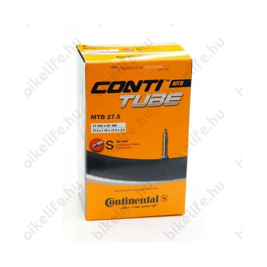 Continental belső tömlő 27,5x1.75/2.5 SV 42mm