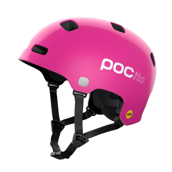 POC Pocito Crane MIPS fluorescent pink, 55-58 cm