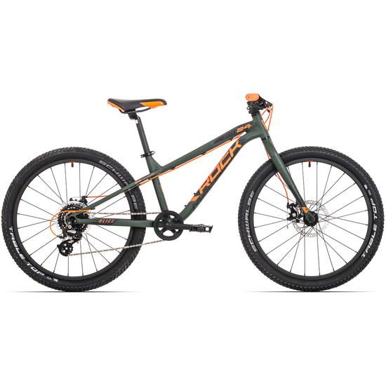 Rock Machine Blizz 24 MD mat khaki orange kerékpár, 125-140 cm
