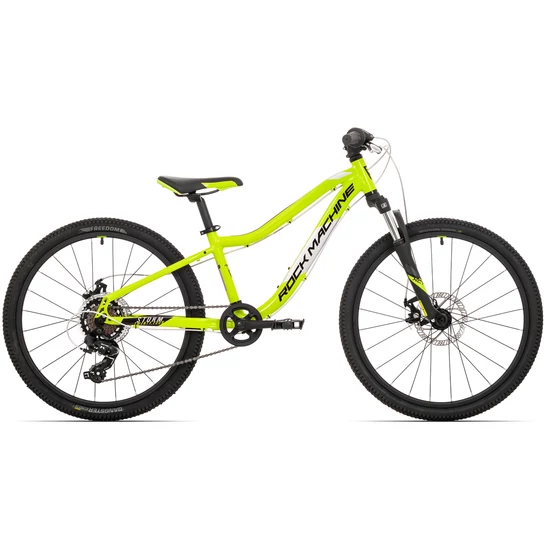Rock Machine Storm 24" ALU, neonsárga, 120-145 cm, 12.1 kg
