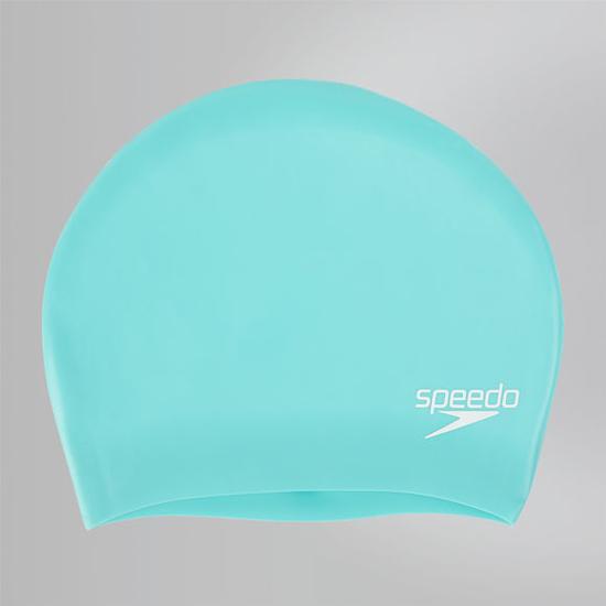 Speedo Long Hair Cap szilikon úszósapka hosszú hajra, türkiz