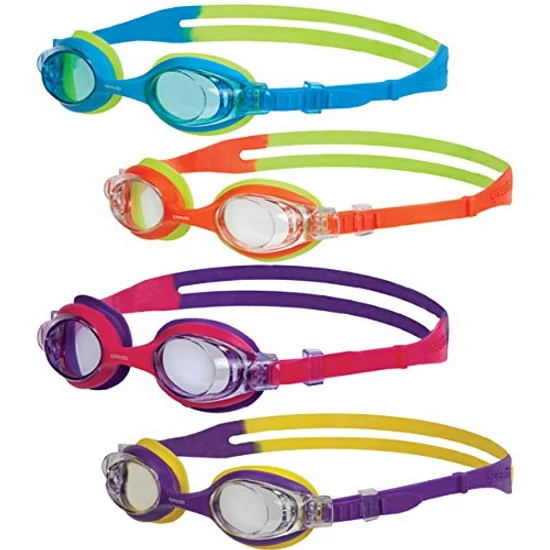 Speedo seasquad skoogle úszószemüveg 2-6 éves korig, lila-sárga