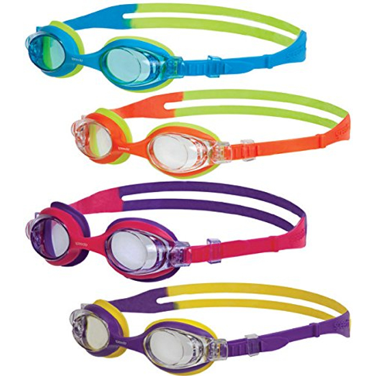 Speedo seasquad skoogle úszószemüveg 2-6 éves korig, lila-sárga
