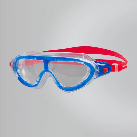 Speedo Rift Mask Junior úszószemüveg, kék-piros, 6-14 éves