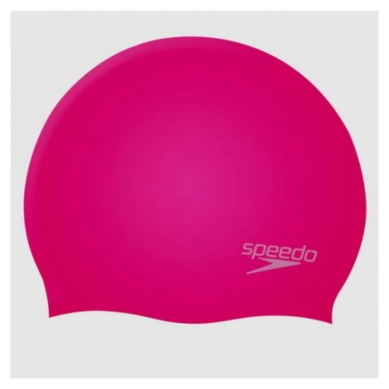 Speedo Junior Plain Moulded Silicone Cap úszósapka, pink