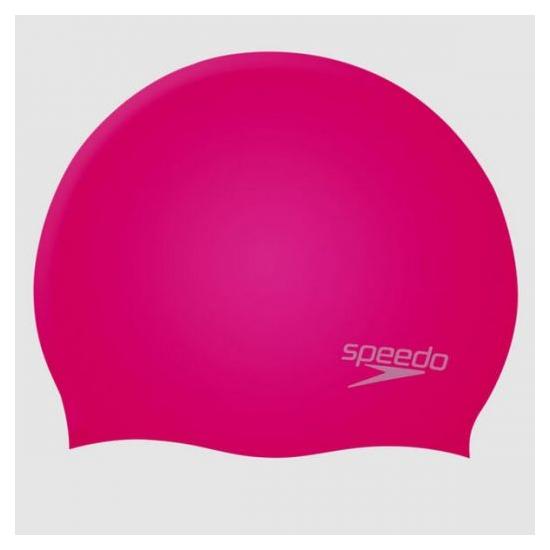 Speedo Junior Plain Moulded Silicone Cap úszósapka, pink