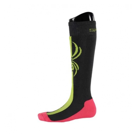 Spyder Swerve sízokni neonpink-neonsárga-szürke, 38-41