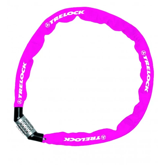Trelock BC 115 Code 110cm láncos lakat, pink