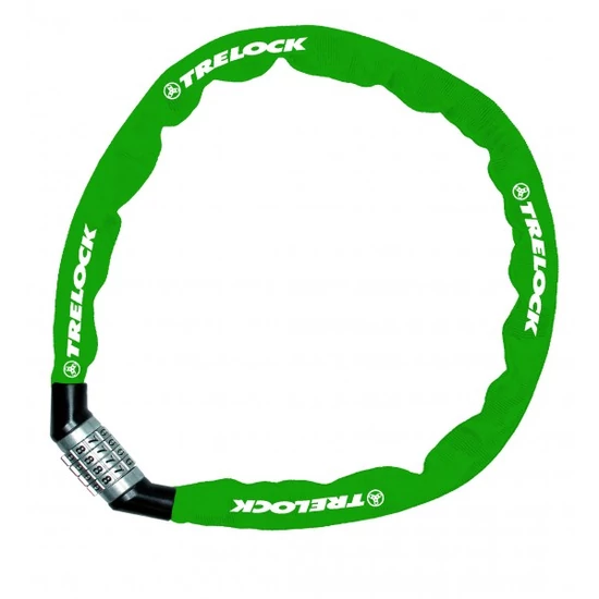 Trelock BC 115 Code 110cm láncos lakat, zöld
