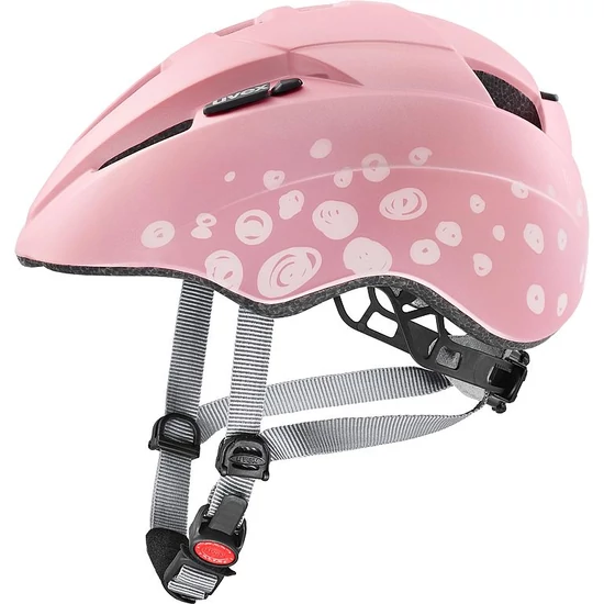 Uvex Kid 2 CC pink polka dots mat bukósisak, 46-52cm