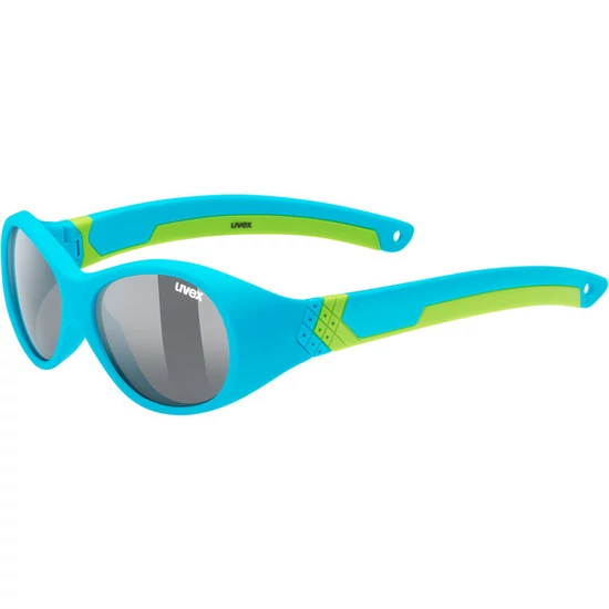 Uvex sportstyle 510 UV-védős sportszemüveg 1-3 éves, kék-neonzöld