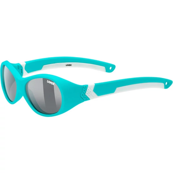 Uvex sportstyle 510 UV-védős sportszemüveg 1-3 éves, türkiz-fehér