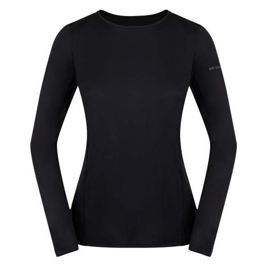 Zajo Litio W T-shirt LS női technikai póló, fekete, XL