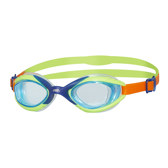 Zoggs Sonic Air Junior 2.0 neonzöld úszószemüveg, 6-14 éves