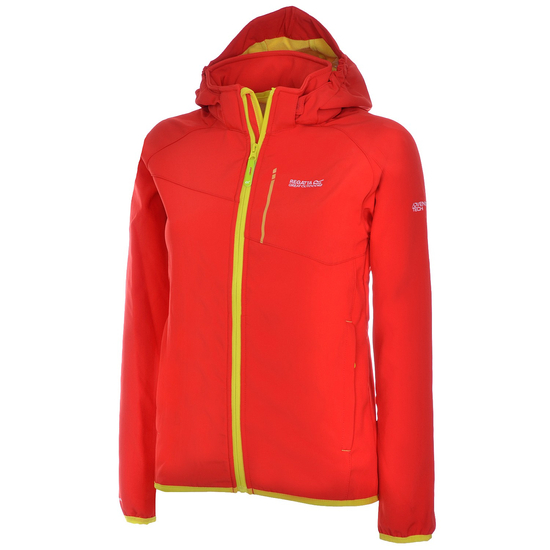 Regatta Turbodrop gyermek softshell kabát, piros, 152