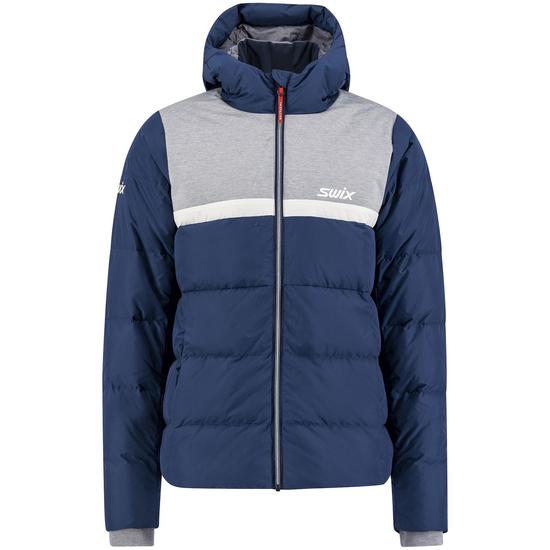 Swix Focus Down Jacket M pehely kabát, sötétkék, M