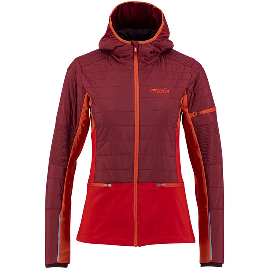 Swix Horizon Jacket W Primaloft kabát, red, S