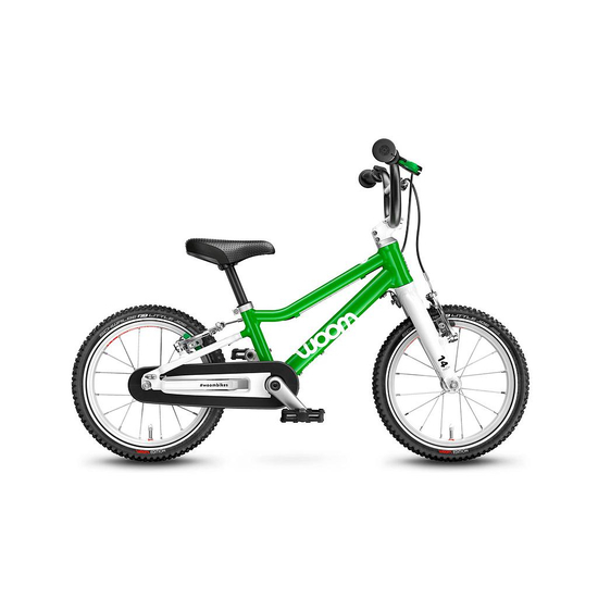 Woom 2 zöld 14" kerékpár, 5.1 kg