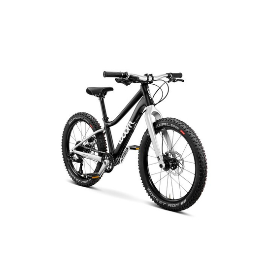 Woom OFF 4 fekete 20" kerékpár, 118-130 cm testmagasság, 7.8 kg
