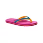 Kép 3/3 - Animal flip-flop papucs nőknek, pink-narancs-kék, 40.5
