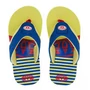 Kép 1/2 - Animal Jekyl flip-flop papucs gyerekeknek, sárga-kék