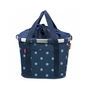 Kép 1/5 - Klickfix Bikebasket, blue dots első kosár