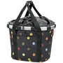 Kép 1/5 - Klickfix Bikebasket, dots első kosár