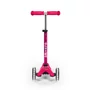 Kép 2/5 - Mini Micro Deluxe LED gyerek roller világító kerékkel, pink