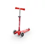 Kép 1/6 - Mini Micro Deluxe LED roller világító kerékkel, piros
