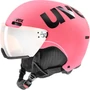 Kép 1/3 - Uvex Hlmt 500 Visor pink mat sísisak, 52-55 cm