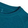 Kép 2/4 - Zajo Bergen Merino T-Shirt LS férfi merinói gyapjú aláöltözet felső, deep lagoon, 2XL